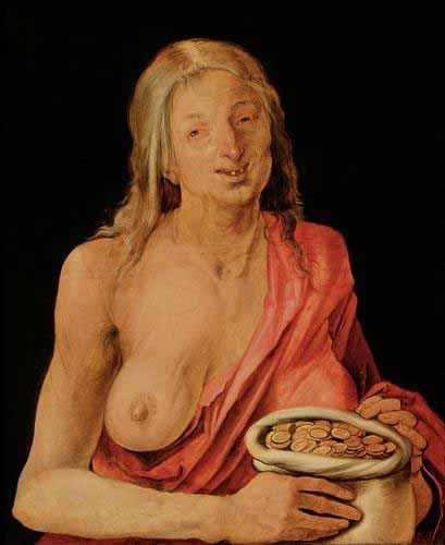 Albrecht Durer Allegorie des Geizes oil painting image